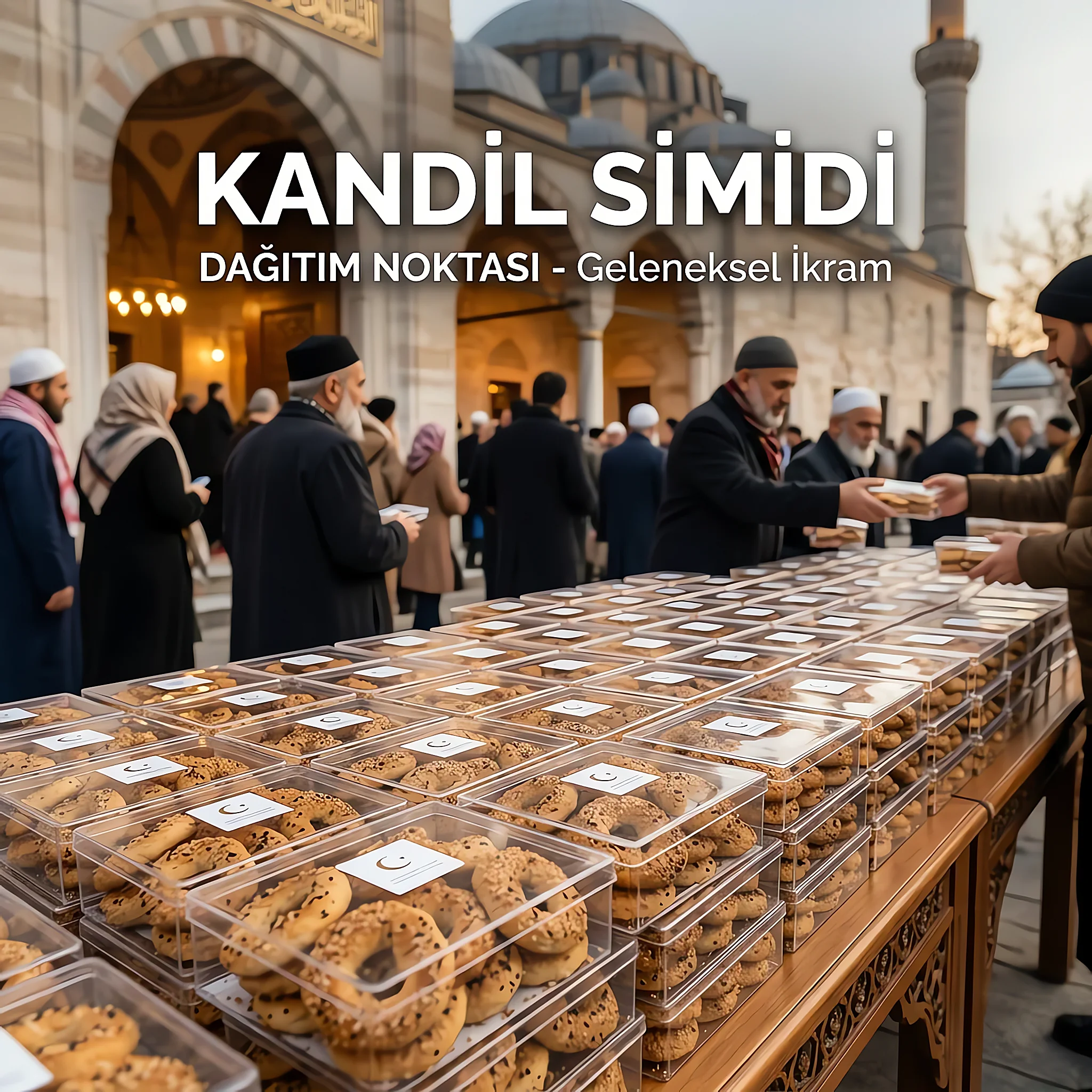 Tüm Türkiye'den vekaleten kandil simidi siparişi dağıtım süreci